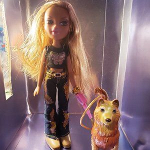 Rare Original Bratt Doll with Walking Dog (Yasmin)